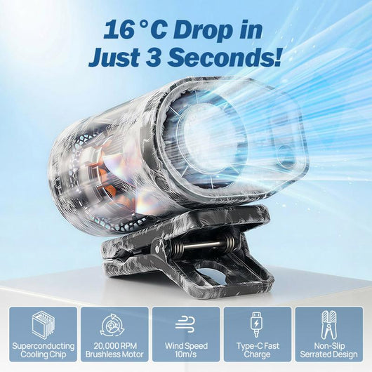 DailyDen Car Clip AC Fan