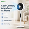 Adjustable Air Circulator Fan, 9 Speeds & 4 Modes: Quiet Power
