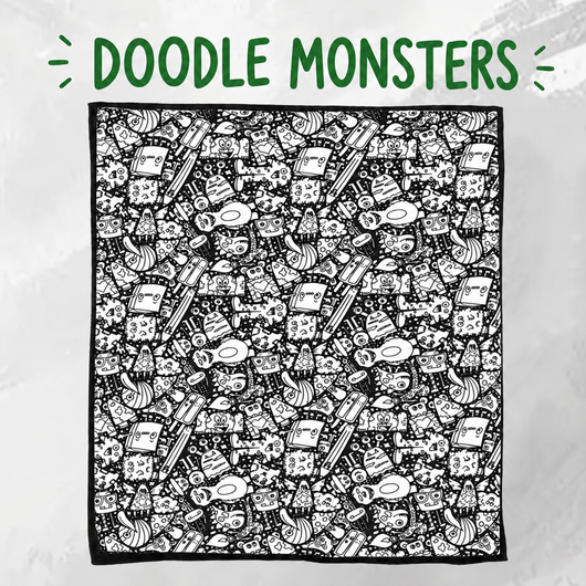 Color-Your-Own Coloring Blanket with 24-Color Marker Set