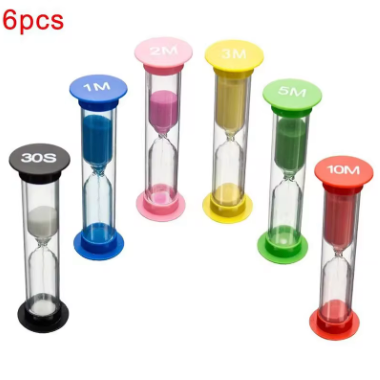 6PC Mini Sand Timers