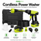 Cordless Power Washer Kit (21V, Bucket-Draw, Case Included)