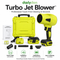 Cordless Turbo Jet Blower Kit (21V): One-Hand Power
