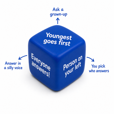 Family Game Night Foam Die