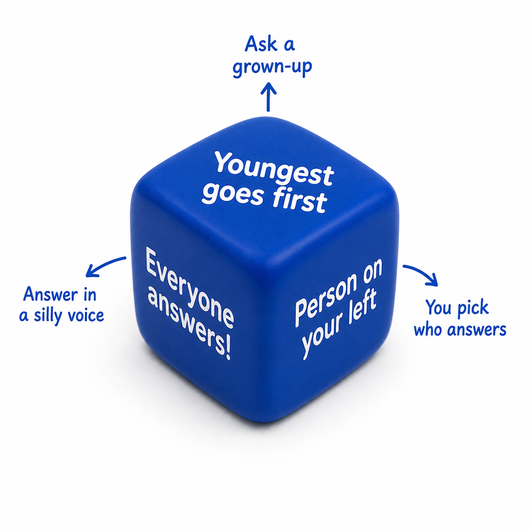 Family Game Night Foam Die