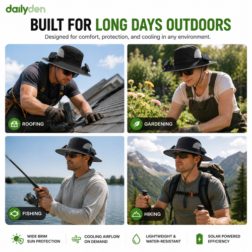 Solar Fan Bucket Hat: The Father's Day Gift He'll Wear Every Day