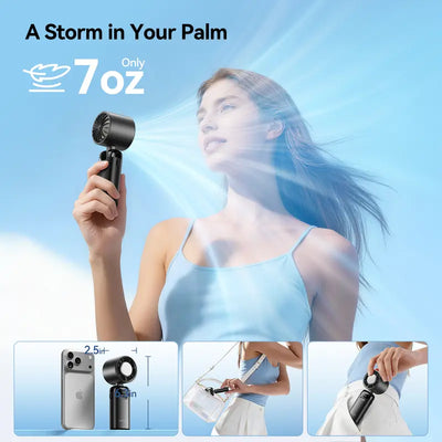DailyDen Handheld 4 in 1 Turbo AC Fan
