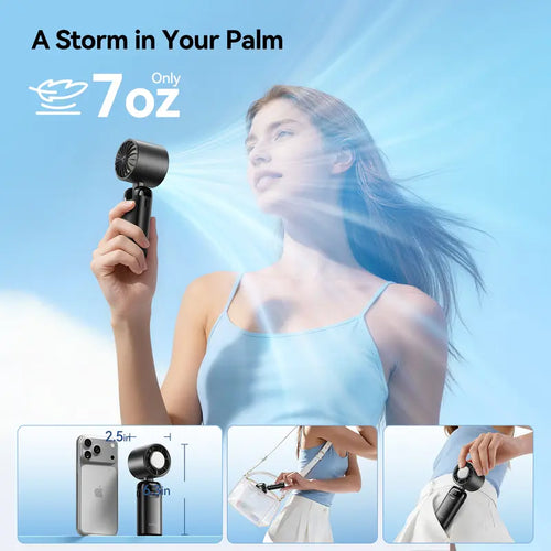 DailyDen Handheld 4 in 1 Turbo AC Fan