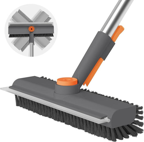 3-in-1 Floor & Bathtub Scrub Brush: Clean Your Whole Bathroom Standing Up