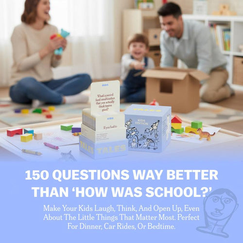 Kids Edition Conversation Card Game: 150 Questions That Get Them Talking Again