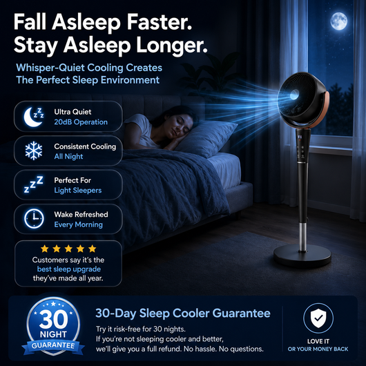 Smart Bedroom Cooling Fan