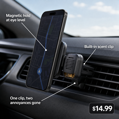 Vent Phone Mount + Scent Clip