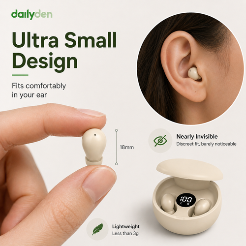 DailyDen Invisible Wireless Earpods